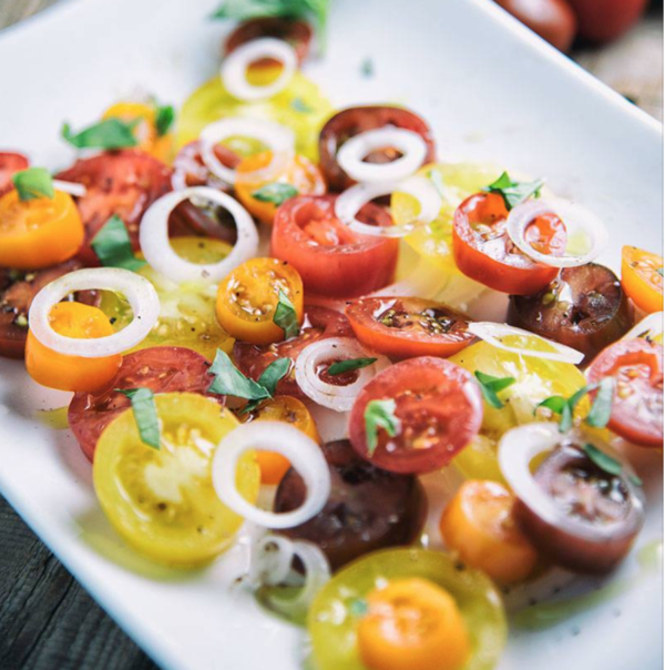 Balsamic Tomato and Onion Salad