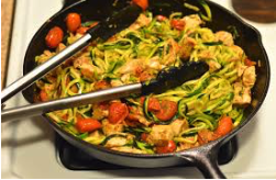 Chicken and Zucchini Noodles