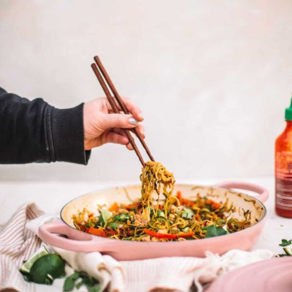 Chicken Pad Thai with Zoodles