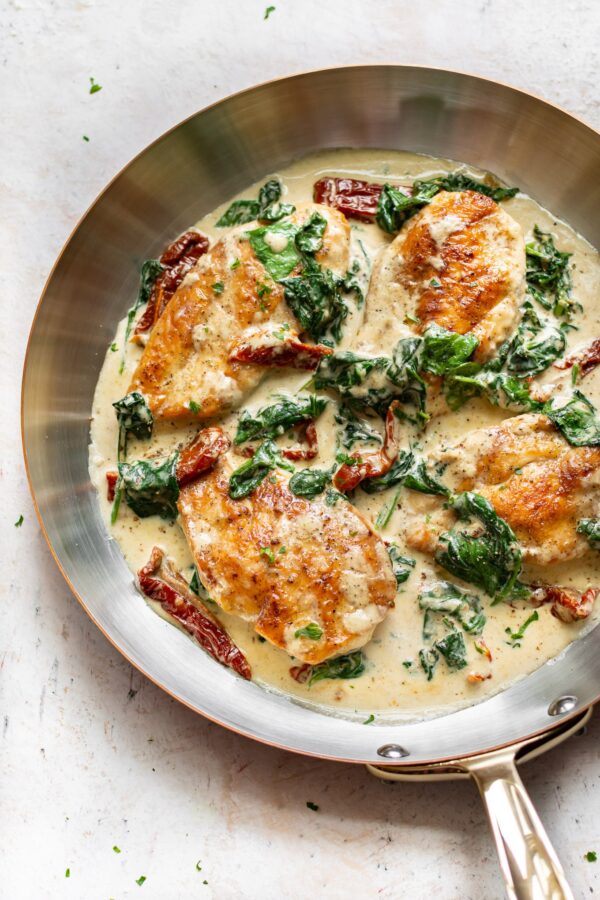 Creamy Tuscan Chicken Skillet