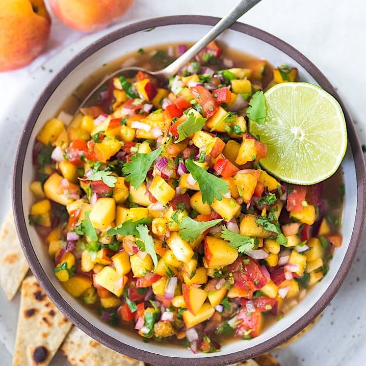 Fresh Peach Salsa - Access Health